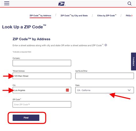 usps zip code lookup online